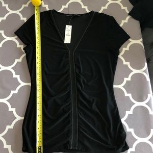 WHBM dressy top chain detail NWT. Small